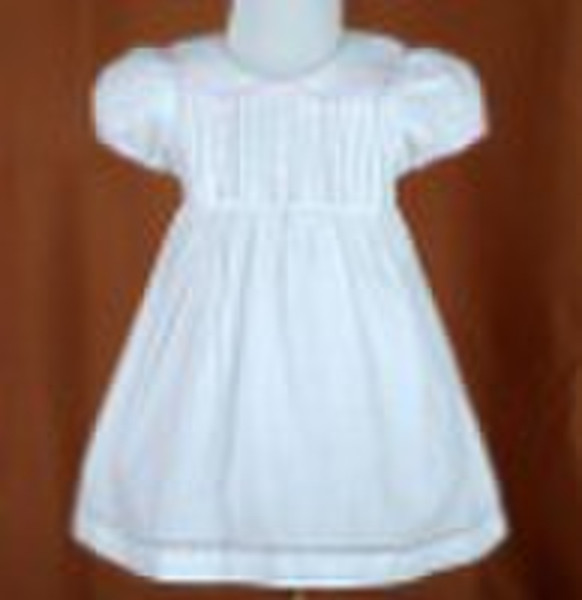 Hand Embroidery & Hemstitch Dress