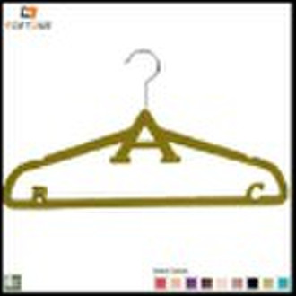 clothes hanger with letters