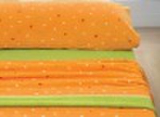 coral fleece bedding set (top sheet + fitted sheet