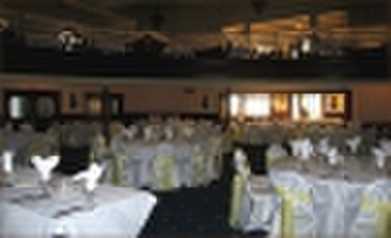 Satin Chair Cover and Table Cloth