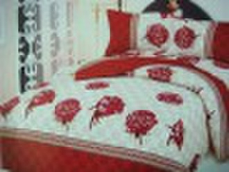 reactive printed bedding set