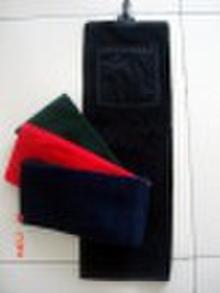 Cotton velour golf towel