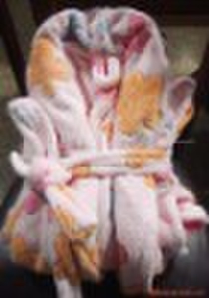 Coral fleece robe