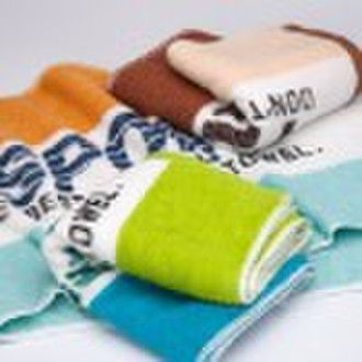 100% cotton printed sports towel