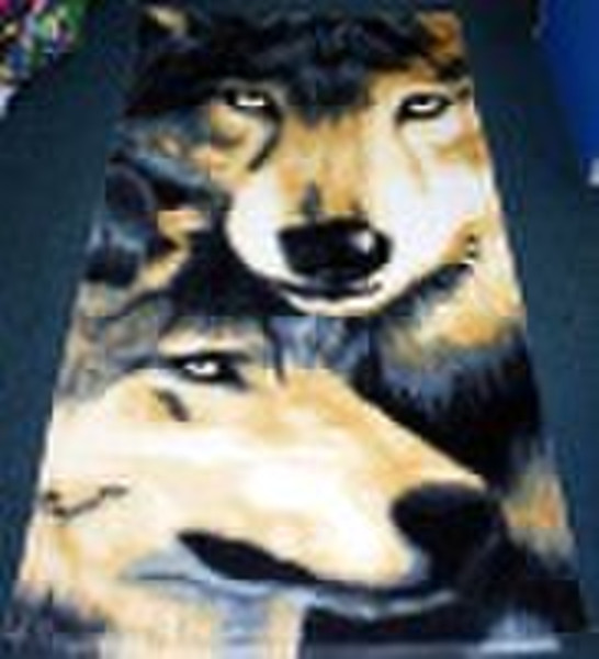 100% Cotton Velour Printed Beach Towel 30"X60