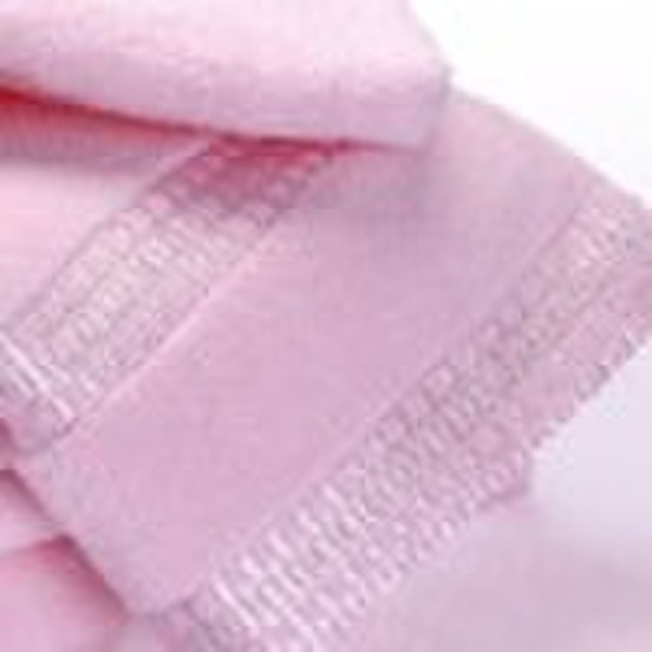 100% Cotton Velour  Solid Color Bath Towel