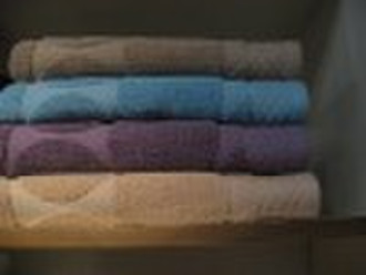 jacquard bath towel