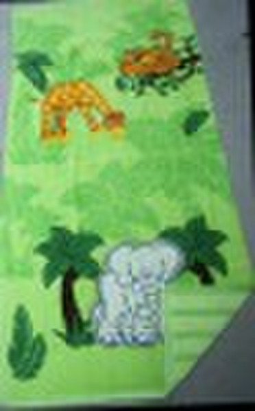 two sides printed beach towel