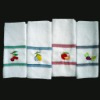 Cotton fiber tea towel