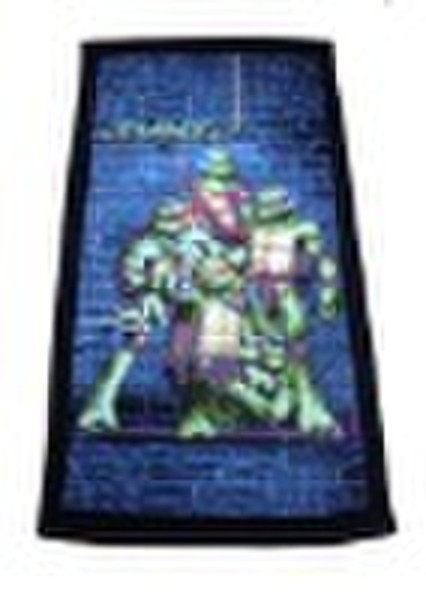 VELVET REACTIVE PRINTING BEACH TOWEL