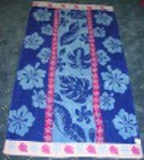 Jacquard beach towel