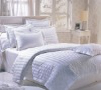 100% cotton stripe hotel bedding set