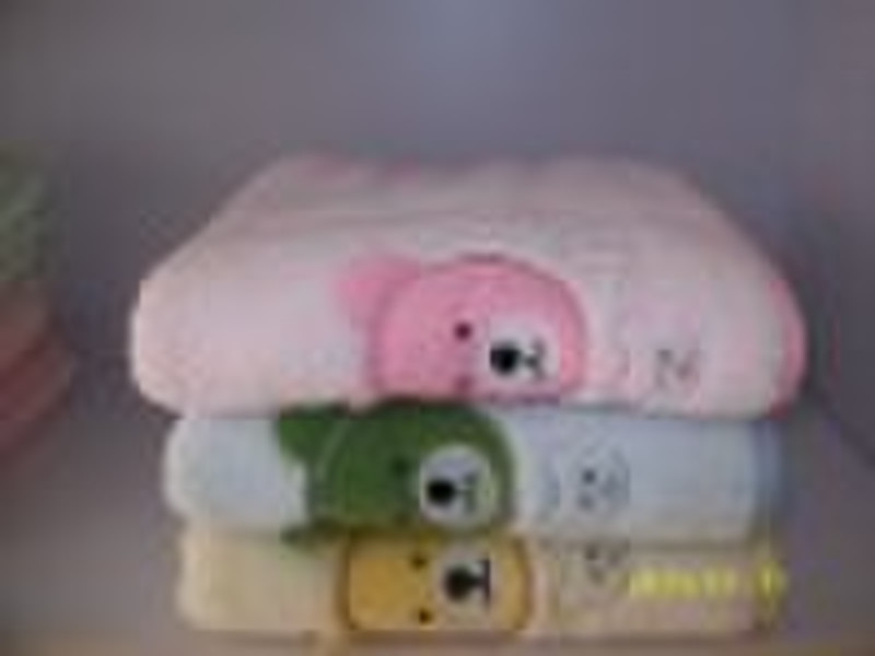 100%cotton embroidery face towel