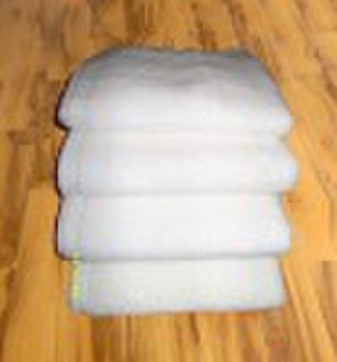 White bath towel stock