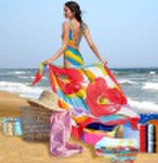 100% Cotton Reactive Printing Beach towel