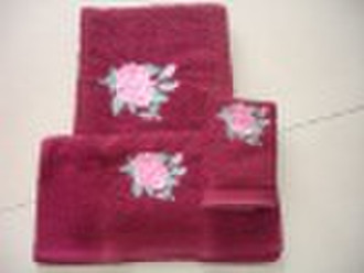 embroidery towel set