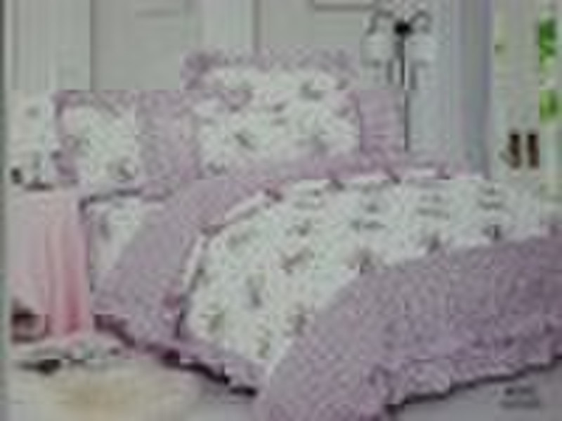 cotton printed bedding set