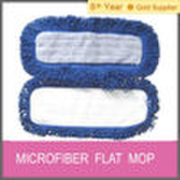 microfiber dust flat mop pad ( Fringed dry dust mo