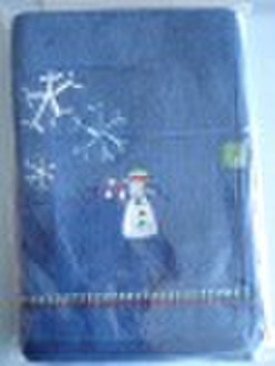 100% cotton bath towel with embroidery