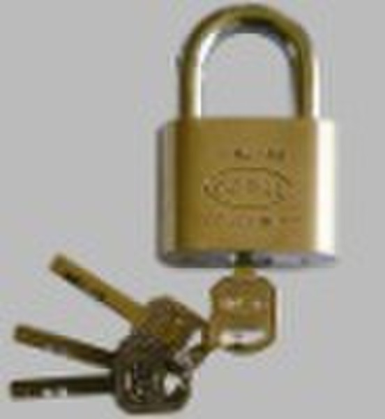 Large Rounded Concern Iron Padlock