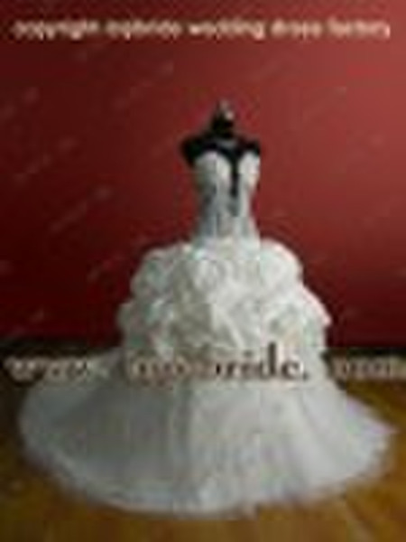 2010  Glamorous Arab ball gown  Wedding Dress ABS0