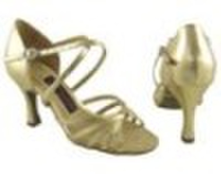 Dame Latin Dance Schuhe (Leder) HL1103-02_Go