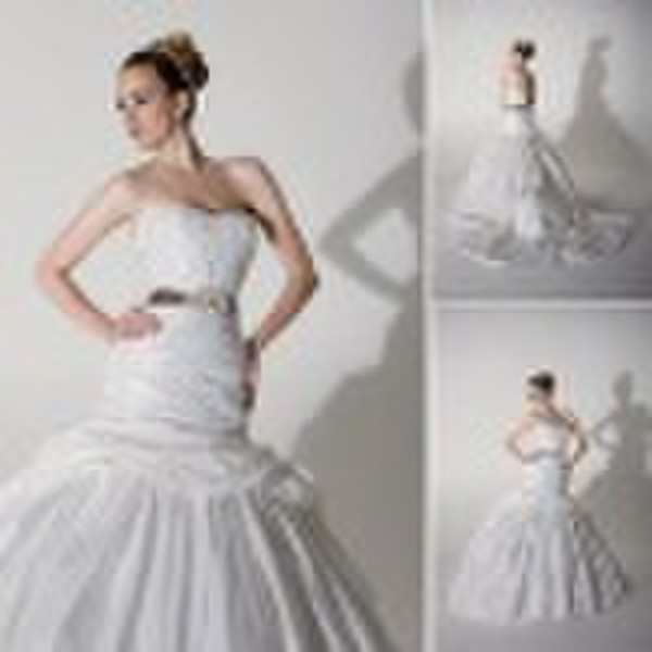 2010 newest style H-2192 zhenzhen taffeta bridal g