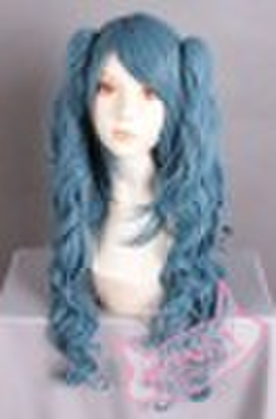 wave hair extention cosplay wig party wig curled p