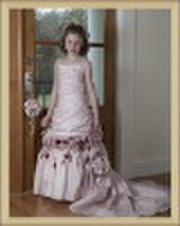 New taffeta flower girl dress mt633