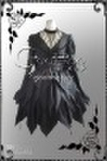 Princess Black Dress Lolita Cosplay Costume (chapt