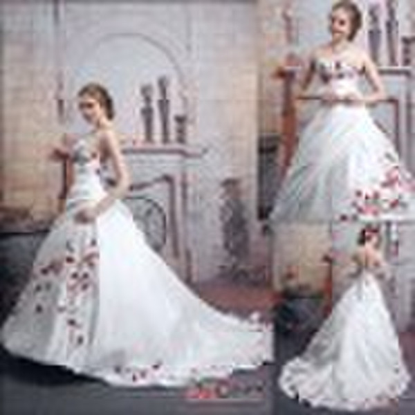 Supply Embroidery Bridal Gown Online bridal dress