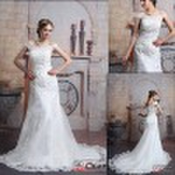 appliqued wedding gown china / appliqued bridal go