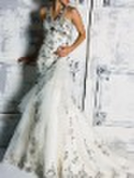 Pretty custom made wedding dress EL1207