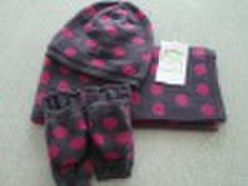 kids' hat glove scarf set