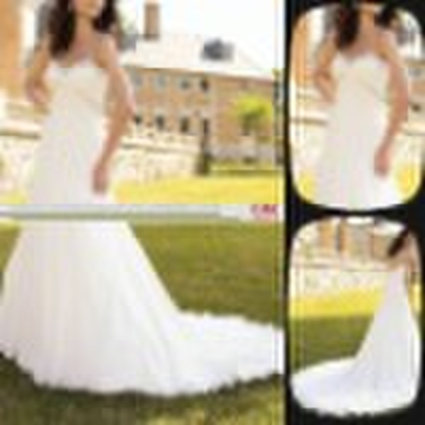 WD144 Beach Causal Chiffon Bridal Gown 2011