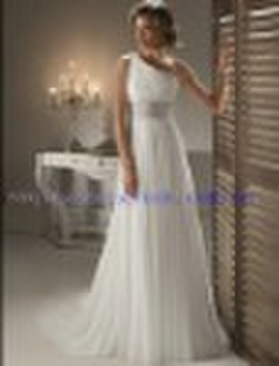 2010 new style one-shoulder trailing wedding gown