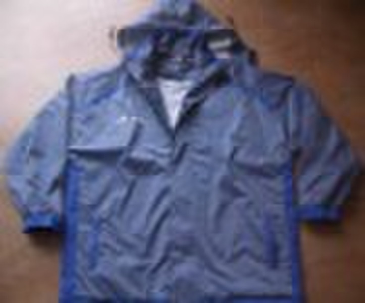 Men's Hooded rain Jacket waterproof