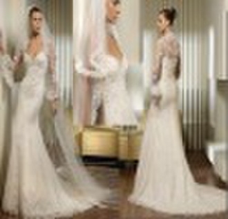 sell new arrival white lace bridal wedding dress T