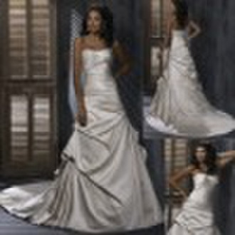New arrival strapless bridal wedding dress/bridal