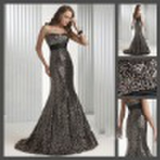 2011 latest fashion strapless evening dress/prom d