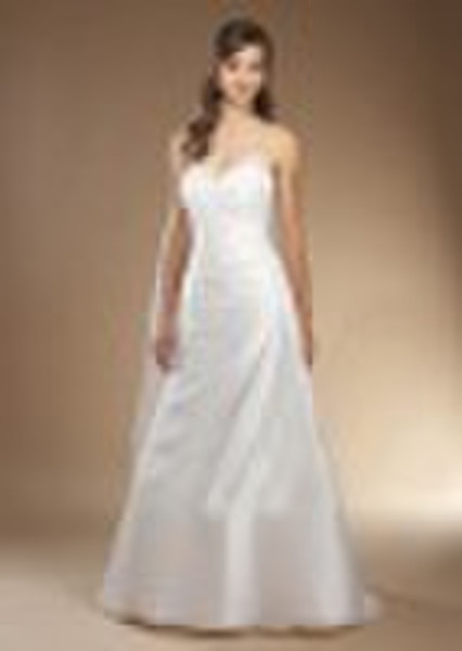 newest noble sexy strapless wedding dress hs08010