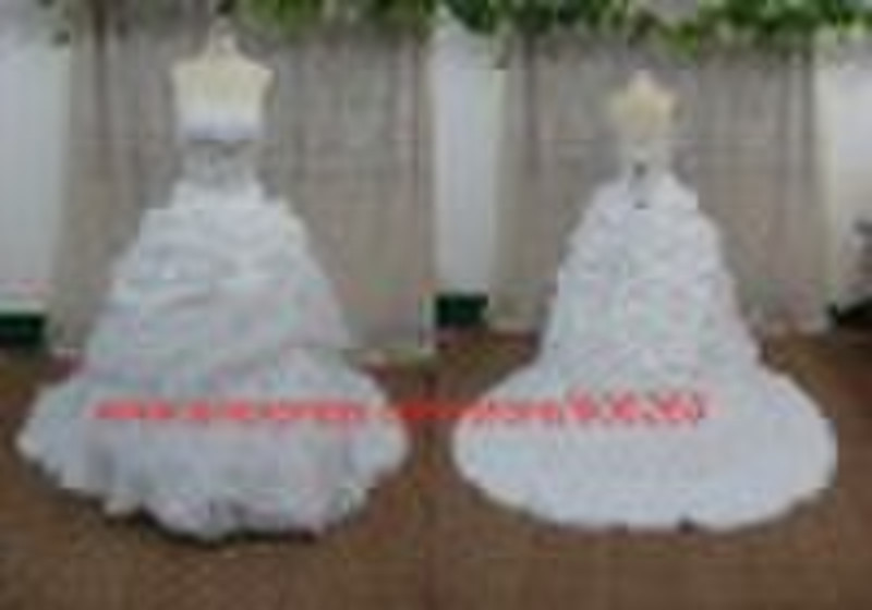 Hot sell bridal wedding gown taffeta  SL-4273