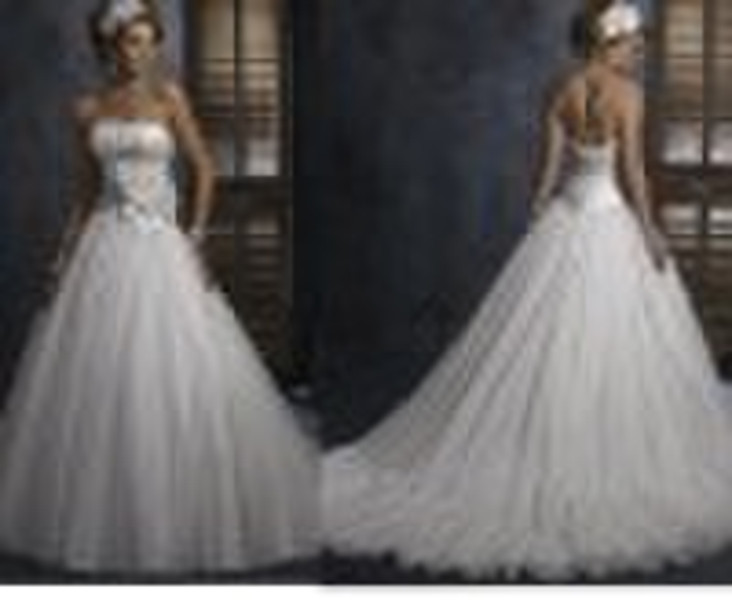 2010 Stunning Organza Bridal Wedding Dress