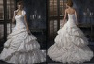 Custom-made Taffeta Bolero A-line Bridal Dress