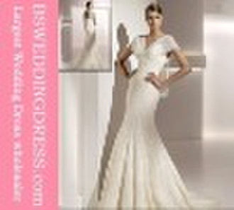 Designer wedding dress lace BS-WDQ658