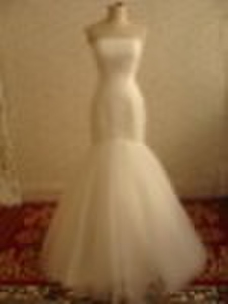 2010  fishtail wedding gown    /RD1123