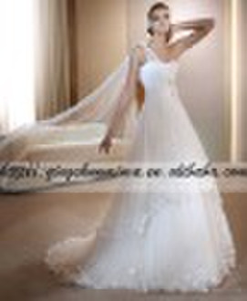 mm2020 one shoulder strap wedding dress