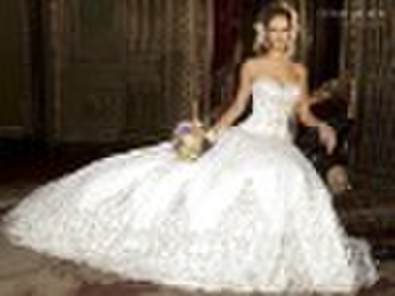 manufacture embroidery Wedding Dress HS3502