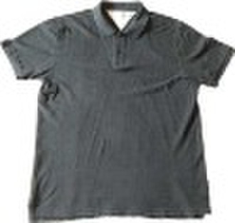 100% cotton men's short sleeve polo shirt