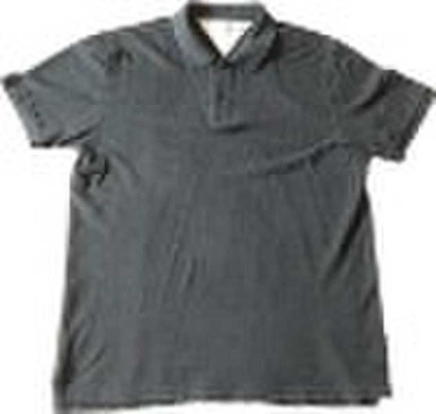 100% cotton men's short sleeve polo shirt